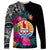 Tahiti Island Long Sleeve Shirt French Polynesian Tropical LT9 Unisex Black - Polynesian Pride