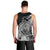 Polynesian Tahiti Island Men Tank Top The Wave of Water - Black LT9 - Polynesian Pride