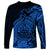 Polynesian Tahiti Island Long Sleeve Shirt The Wave of Water - Blue LT9 - Polynesian Pride