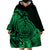 Polynesian Tahiti Island Wearable Blanket Hoodie The Wave of Water - Green LT9 - Polynesian Pride