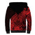 Polynesian Tahiti Island Sherpa Hoodie The Wave of Water - Red LT9 - Polynesian Pride