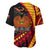 Papua New Guinea Baseball Jersey The Greater Bird of Paradise LT9 - Polynesian Pride