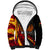 Papua New Guinea Sherpa Hoodie The Greater Bird of Paradise LT9 Unisex Black - Polynesian Pride