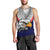 American Samoa Men Tank Top Bald Eagle with Polynesian Pattern LT9 - Polynesian Pride