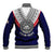 (Custom Personalised) American Samoa Baseball Jacket Bald Eagle with Polynesian Pattern LT9 - Polynesian Pride