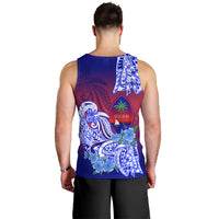 (Custom Personalised) Guam Men Tank Top Polynesian Floral Tribal LT9 - Polynesian Pride