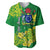 Cook Island Baseball Jersey Polynesian Floral Tribal LT9 - Polynesian Pride