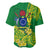 Cook Island Baseball Jersey Polynesian Floral Tribal LT9 - Polynesian Pride