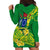 Cook Island Hoodie Dress Polynesian Floral Tribal LT9 - Polynesian Pride