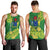 Cook Island Men Tank Top Polynesian Floral Tribal LT9 - Polynesian Pride