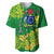 (Custom Personalised) Cook Island Baseball Jersey Polynesian Floral Tribal LT9 - Polynesian Pride