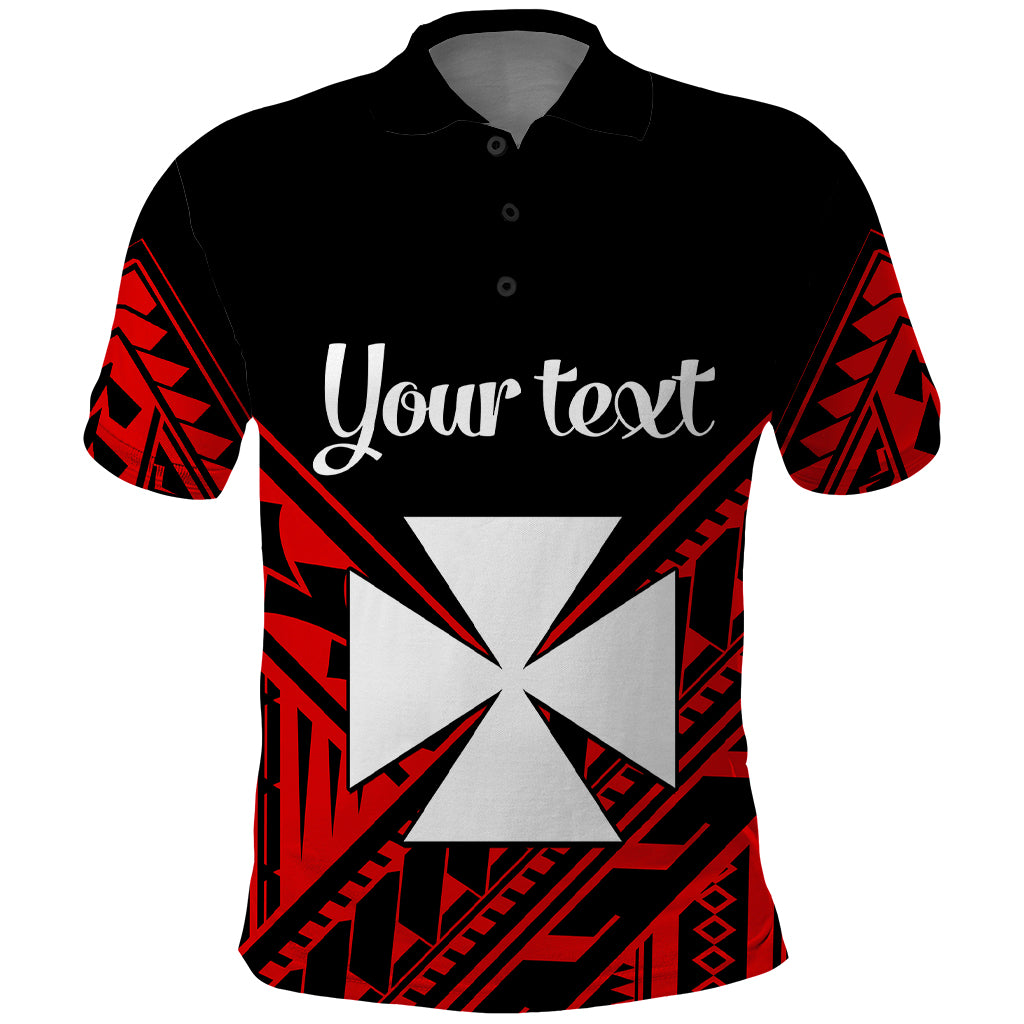 Custom Wallis et Futuna Polo Shirt Happy Independence Day LT9 Red - Polynesian Pride