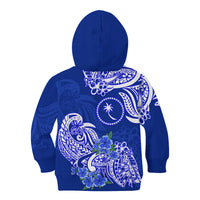 FSM Chuuk State Kid Hoodie Polynesian Floral Tribal LT9 - Polynesian Pride