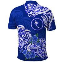 FSM Chuuk State Polo Shirt Polynesian Floral Tribal LT9 - Polynesian Pride