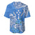 FSM Kosrae State Baseball Jersey Polynesian Floral Tribal LT9 - Polynesian Pride