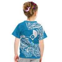 FSM Yap State Kid T Shirt Polynesian Floral Tribal LT9 - Polynesian Pride