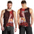 Tahiti Men Tank Top Polynesian Coat Of Arm With Hibiscus LT9 - Polynesian Pride