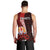 Tahiti Men Tank Top Polynesian Coat Of Arm With Hibiscus LT9 - Polynesian Pride