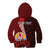 (Custom Personalised) Tahiti Kid Hoodie Polynesian Coat Of Arm With Hibiscus LT9 - Polynesian Pride