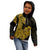 Hawaii Kakau Kid Hoodie Polynesian Floral Tribal Gold Version LT9 - Polynesian Pride