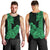 Hawaii Kakau Men Tank Top Polynesian Floral Tribal Green Version LT9 - Polynesian Pride