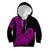 Hawaii Kakau Kid Hoodie Polynesian Floral Tribal Purple Version LT9 Purple - Polynesian Pride