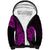 Hawaii Kakau Sherpa Hoodie Polynesian Floral Tribal Purple Version LT9 Unisex Purple - Polynesian Pride