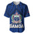 Polynesian Independent State of Samoa Blue Baseball Jersey LT9 - Polynesian Pride