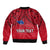 (Custom Personalised) Polynesian Independent State of Samoa Red Bomber Jacket LT9 - Polynesian Pride