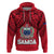 Custom Polynesian Independent State of Samoa Red Hoodie LT9 - Polynesian Pride