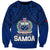 (Custom Personalised) Polynesian Independent State of Samoa Blue Sweatshirt LT9 Unisex Blue - Polynesian Pride