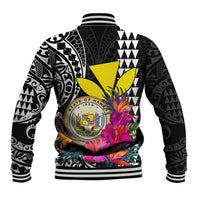 Kakau Tribal Hawaiian Kanaka Maoli Baseball Jacket LT9 - Polynesian Pride