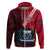 Samoa Hoodie Happy Independence Day Samoan Red Pattern LT14 - Polynesian Pride