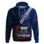 Samoa Hoodie Happy Independence Day Samoan Blue Pattern LT14 - Polynesian Pride