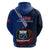 Samoa Hoodie Happy Independence Day Samoan Blue Pattern LT14 - Polynesian Pride