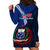 Samoa Hoodie Dress Happy Independence Day Samoan Blue Pattern LT14 - Polynesian Pride