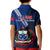 Samoa Kid Polo Shirt Happy Independence Day Samoan Blue Pattern LT14 - Polynesian Pride