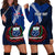 (Custom Personalised) Samoa Hoodie Dress Happy Independence Day Samoan Blue Pattern LT14 Blue - Polynesian Pride