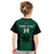 (Custom Text And Number) Hawaii Volleyball Kid T Shirt Hawaiian Kakau Green Style LT14 - Polynesian Pride
