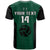(Custom Text and Number) Hawaii VolleybT Shirt Hawaiian Kakau Green Style LT14 - Polynesian Pride