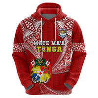 Tonga Rugby Hoodie Mate Maa Tonga Pacific Tongan Ngatu LT14 - Polynesian Pride