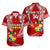 (Custom Text And Number) Tonga Rugby Hawaiian Shirt Mate Maa Tonga Pacific Tongan Ngatu LT14 Red - Polynesian Pride