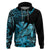 Custom Hawaii Monk Seal Hoodie Polynesian Kakau With Kanaka Turquoise LT14 - Polynesian Pride