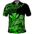 Custom Hawaii Monk Seal Polo Shirt Polynesian Kakau With Kanaka Green LT14 Green - Polynesian Pride