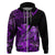 Custom Hawaii Monk Seal Hoodie Polynesian Kakau With Kanaka Purple LT14 - Polynesian Pride