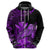 Custom Hawaii Monk Seal Hoodie Polynesian Kakau With Kanaka Purple LT14 - Polynesian Pride