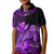 (Custom Personalised) Hawaii Monk Seal Kid Polo Shirt Polynesian Kakau With Kanaka Purple LT14 Kid Purple - Polynesian Pride