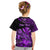 (Custom Personalised) Hawaii Monk Seal Kid T Shirt Polynesian Kakau With Kanaka Purple LT14 - Polynesian Pride