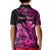 (Custom Personalised) Hawaii Monk Seal Kid Polo Shirt Polynesian Kakau With Kanaka Pink LT14 - Polynesian Pride