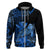 Custom Hawaii Monk Seal Hoodie Polynesian Kakau With Kanaka Blue LT14 - Polynesian Pride